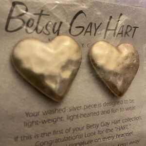 Betsy Gay Hart,  Clip Heart earrings